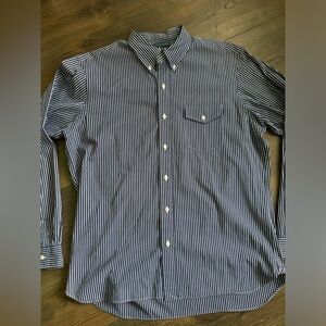 Ralph Lauren Navy and White Striped Shirt